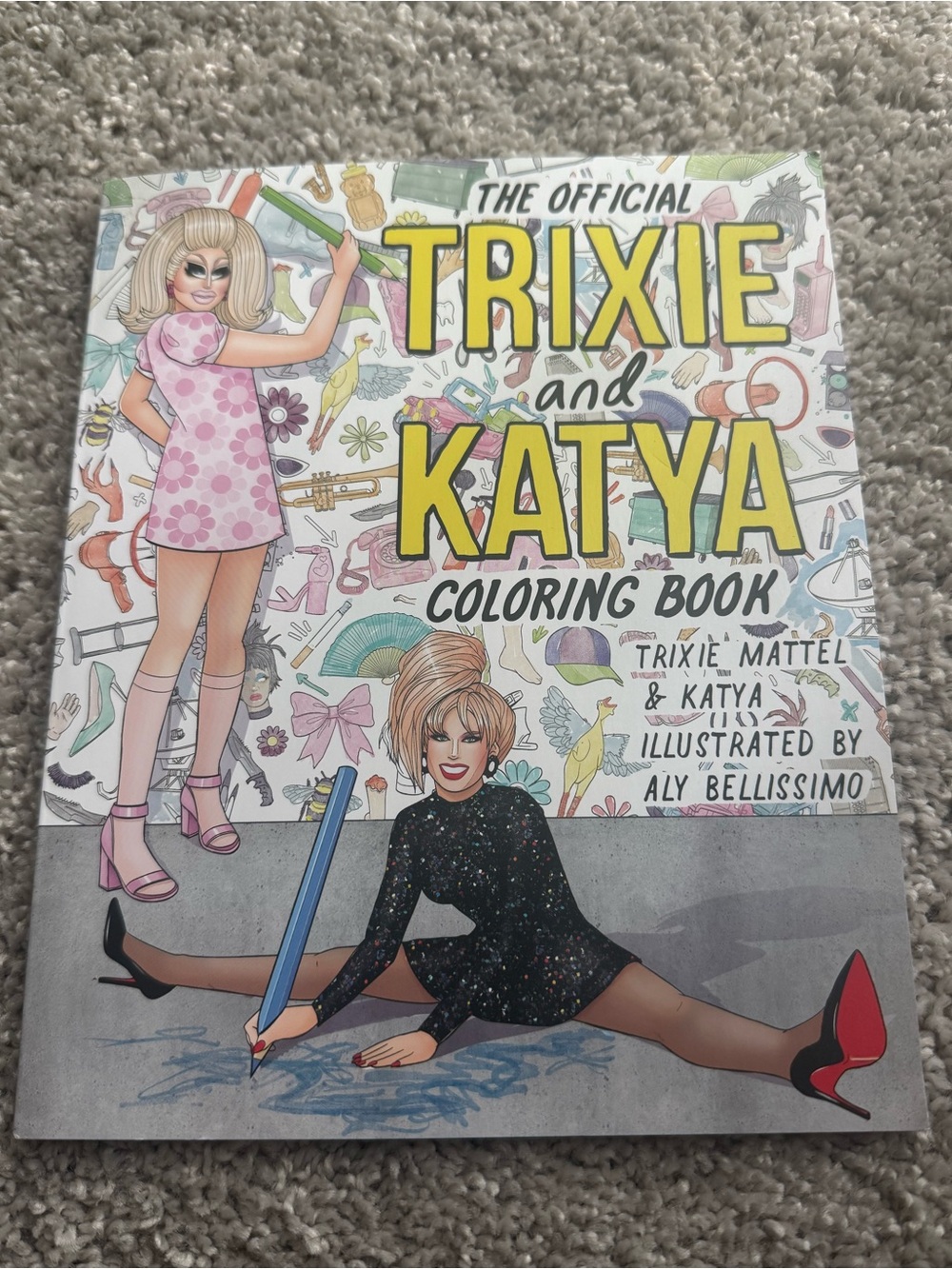 NWT Trixie and Katya Coloring Book
